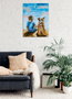 Wallity DC375 Lienzo Decorativo Multicolor 30 x 40 cm
